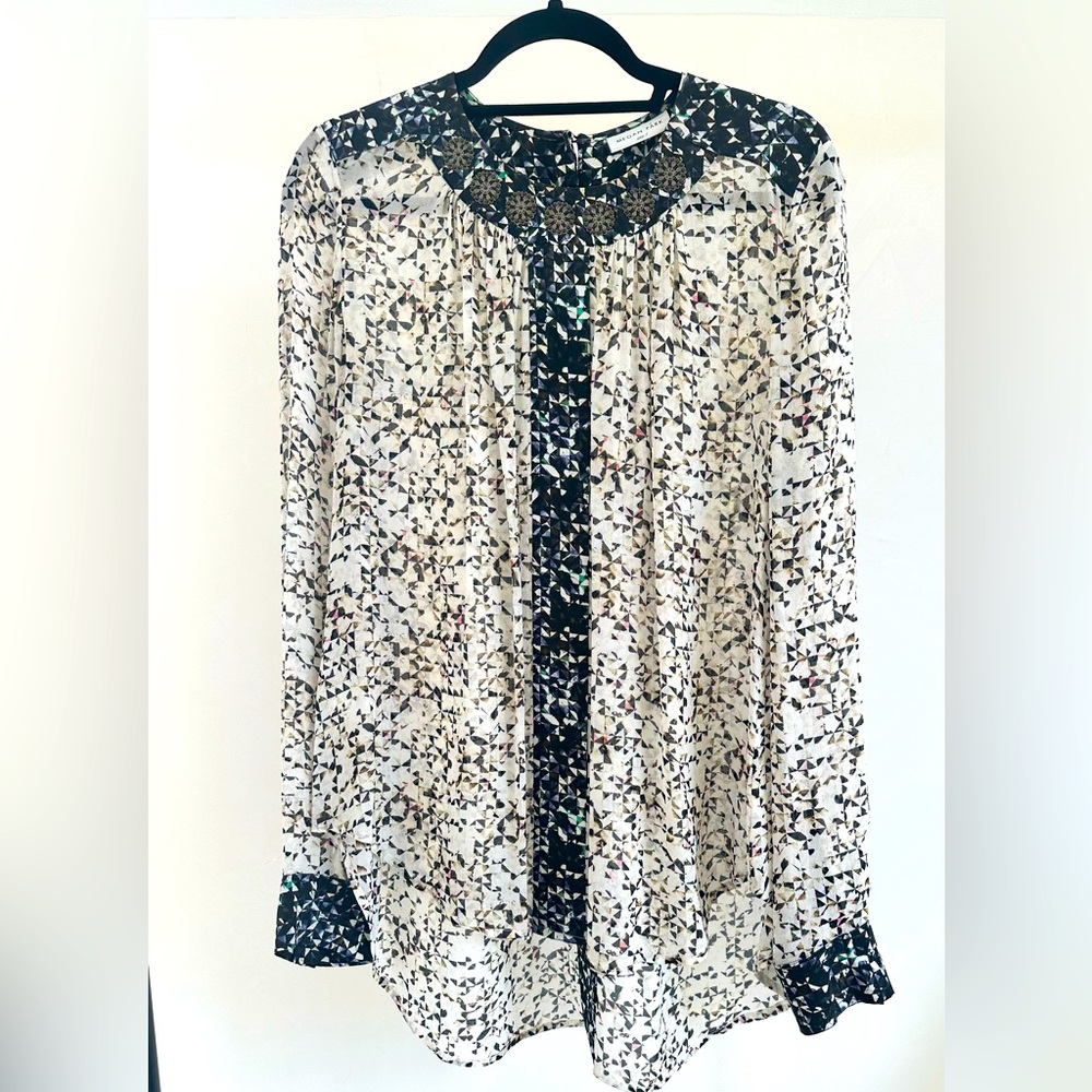 Megan park silk tunic size 1 (medium)